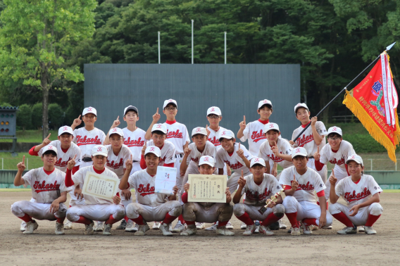 令和６年8月　第20回しずおか中学軟式野球クラブ大会　優勝！！