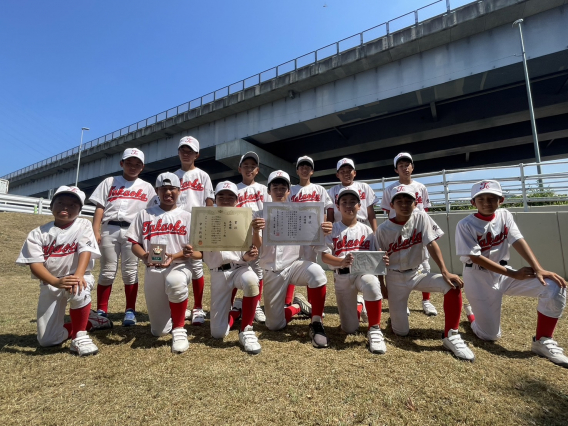 令和６年８月　さわやか１年生大会　準優勝